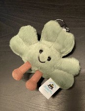 Jellycat Amuseables Siofra Shamrock Bag Charm Key Chain