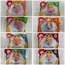 Set of 8 - 1994 1995 Animaniacs - McDonalds Happy Meal Toys