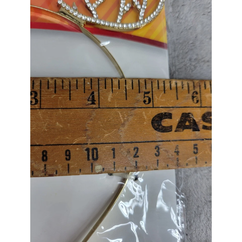 Diadema Spirit Halloween Ciervo Cuerno Oro Estrás Disfraz Accesorio Foto 3 de 3