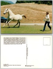 Nancy Reagan White Horse California Postcard