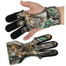 3 Finger Guard Glove Protector Gear Diving Cloth Recurve Bow Hunting Shooting 