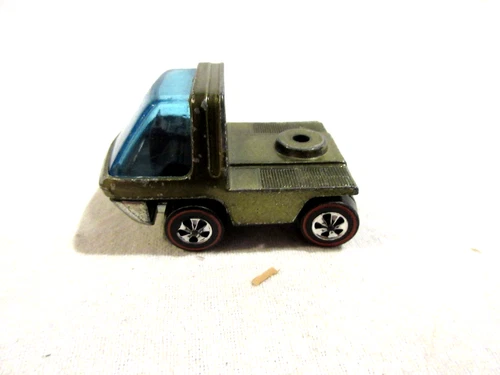 Vintage Mattel Red Line Hot Wheels Heavyweight Van Lines Cab-Olive Green