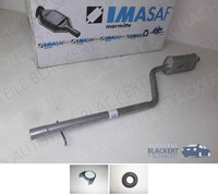Imasaf Auspuff MSD Mitteltopf für Fiat Fiorino Kasten + Pick Up 65 1.7 TD