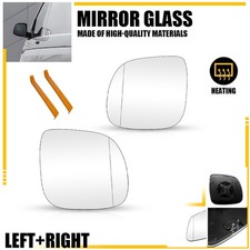 Wing Door Mirror Glass Heated Fits VW Transporter T6 15-20 Driver Passenger Side