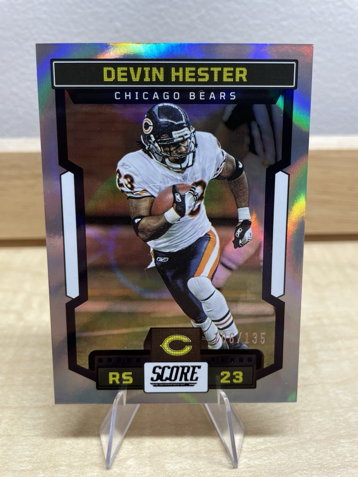 2023 Score Panini Devin Hester #108 Silver Circular 106/135 - Chicago Bears HOF