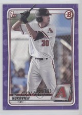 2020 Bowman Draft Purple Border 189/250 AJ Vukovich #BD-150 6fs