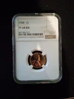 1958 P NGC PF68 RD Lincoln Wheat Cent