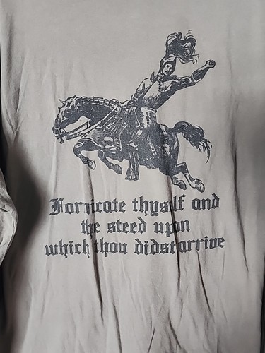ASMDSS Fornicate thyself and the steed upon which thou didst arrive Size 3XL - Picture 2 of 7