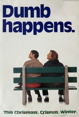 DUMB and DUMBER (Theatrical Double-Sided Poster) VERY RARE and a XMAS GEM