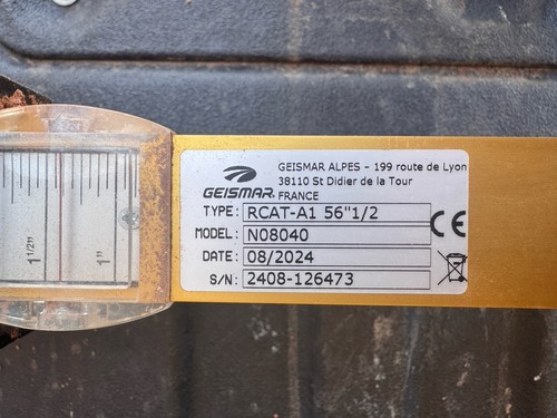 Giesmar Track Level Railroad Tool. Model N08040 Made In France. Used Working