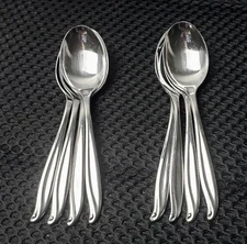 International Tradewinds Jamacia Stainless Flatware 8 Teaspoons Spoons H137