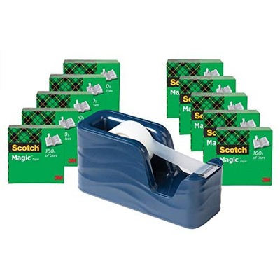 Scotch Magic Tape C18 Dispenser Value Pack (810k10c20mi)