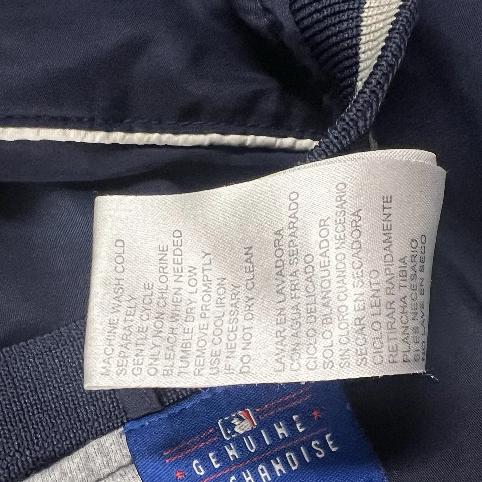 Vintage MLB NY Yankees V Neck Pullover Warm Up Long Sleeve Size 10/12 Youth - Image 4 of 4