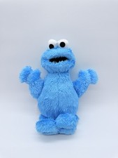 Sesame Street Cookie Monster Plush Hasbro 10" Stuffed Animal Toy Blue 2013