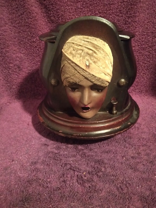 Vintage Fatima Gypsy Fortune Teller Cigarette Dispenser Kindel & Graham 