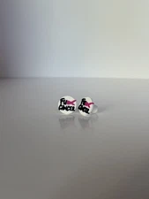 JT Proflex/JT Paintball Mask Plugs  F Cancer/white Plugs/ Breast Cancer Awarenes