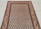 Rare Hand Knotted Vintage Badam Gul Mir Wool Area Rug 4.2 x 2.4 Ft — photo 4