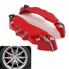 2x Universal Small Size Metal Style Car Auto Disc Brake Caliper Covers Set Kit