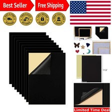 10 Pack of Self-Adhesive Felt for Art Projects Jewelry Drawer Liners - A4 Size