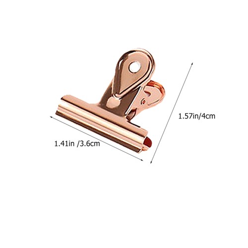 5 Pcs Langes Schwanzclip -Schreibwaren Büro Büroklammern Klemmen Papierklemmen - Bild 8 von 12