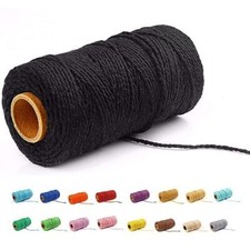  109 Yards/1.5mm/35 Colors Optional Macrame Cord Craft 1.5mm 109yards Black