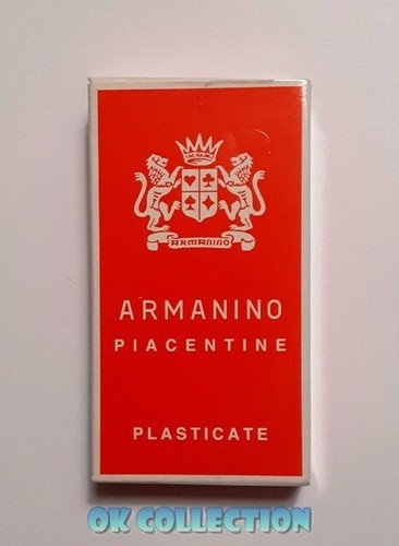 RARO MAZZO CARTE DA GIOCO PIACENTINE PLASTICATE ARMANINO NUOVO SIGILLATO 133776 - Picture 7 of 7