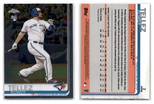 2019 Topps Chrome #2 Rowdy Tellez - Toronto Blue Jays RC