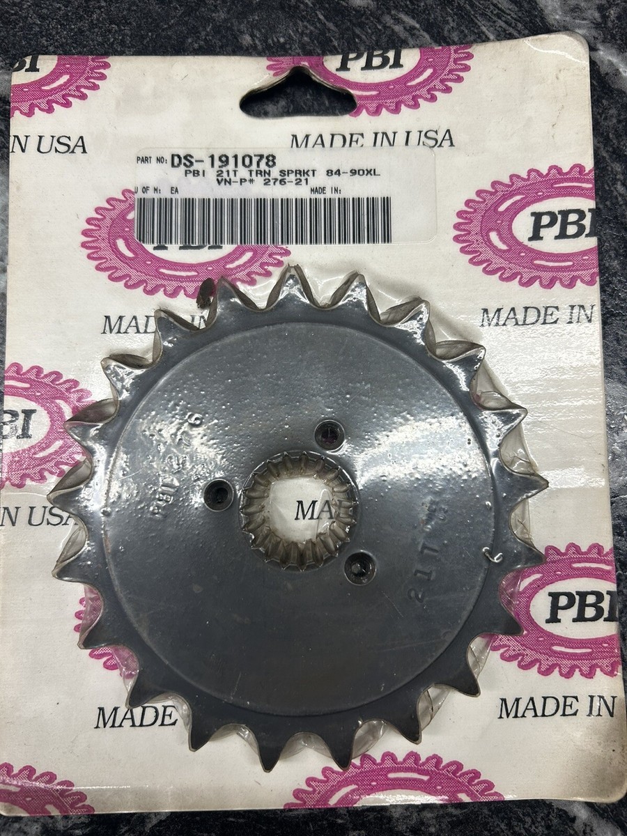 84-90 Harley Davidson Sportster Main shaft Sprocket 21 Tooth