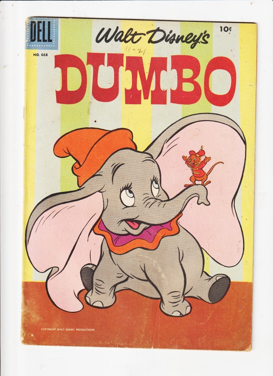 WALT DISNEY DUMBO (1955 Series)(FOUR COLOR) (DELL) #1 FC #668