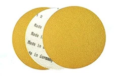 Starcke Premium 8 Inch Hook and Loop Grip Sanding Discs Gold Aluminum Oxide