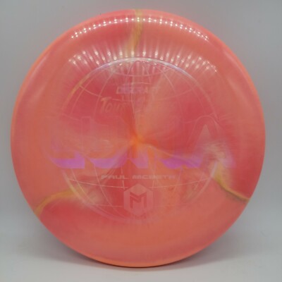 Discraft 2022 Paul McBeth Tour Series ESP Luna Pink/Green Ghost Stamp 173-4g