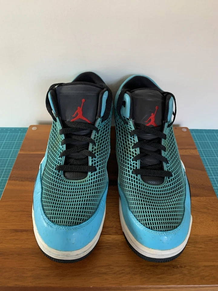 Nike Air Jordan Flightclub Años 80 Hombres #599583-402 Gamma Azul Gimnasio Rojo Zapatos Talla 11 Foto 2 de 4