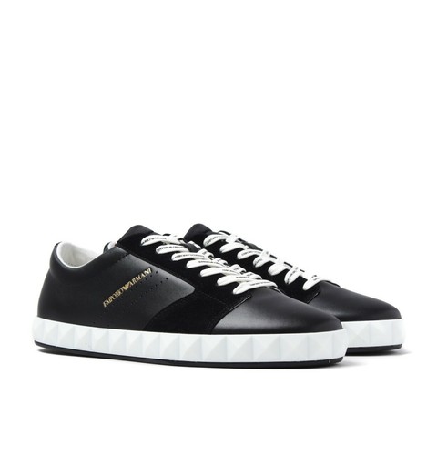sole trader armani trainers