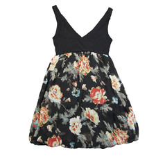 American Rag Dress Womens XS Dark Floral Whimsigoth Cottagecore Witchy Fairy Y2k