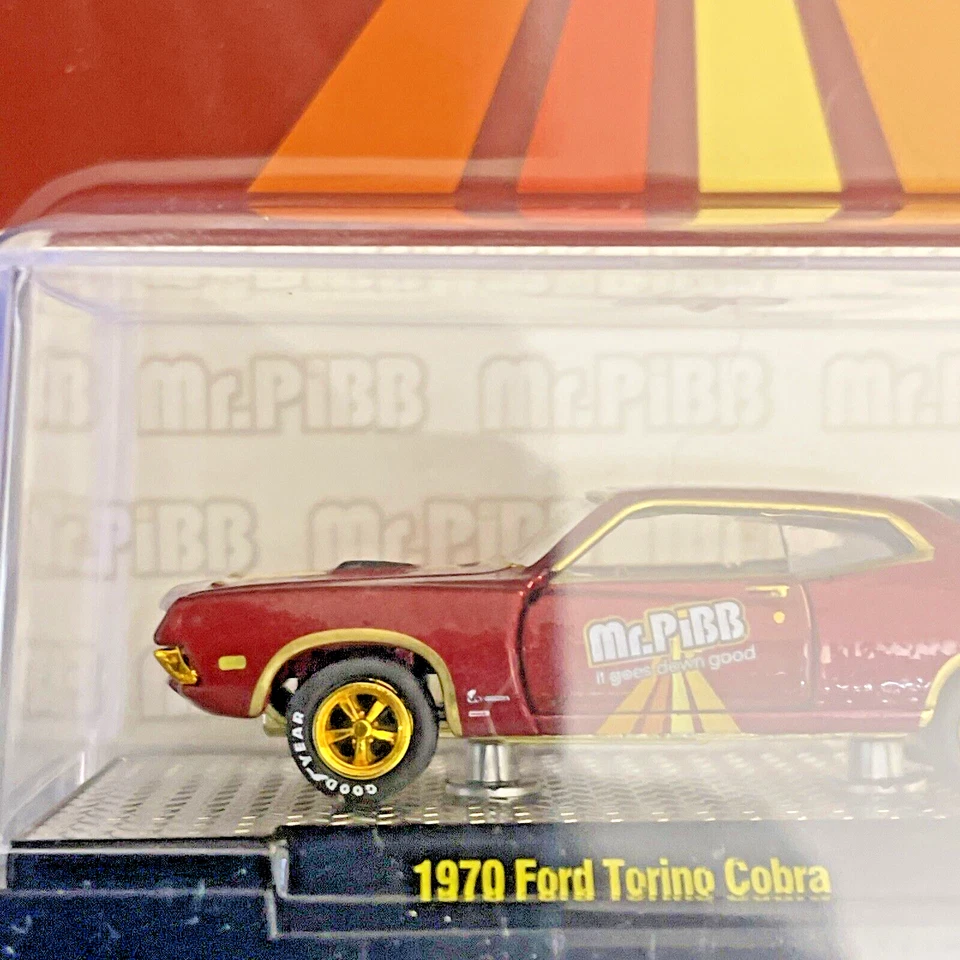 M2 Machines Mr. Pibb Coca Cola 1970 Ford Torino Cobra A46 24-37 CHASE - Image 3 of 4