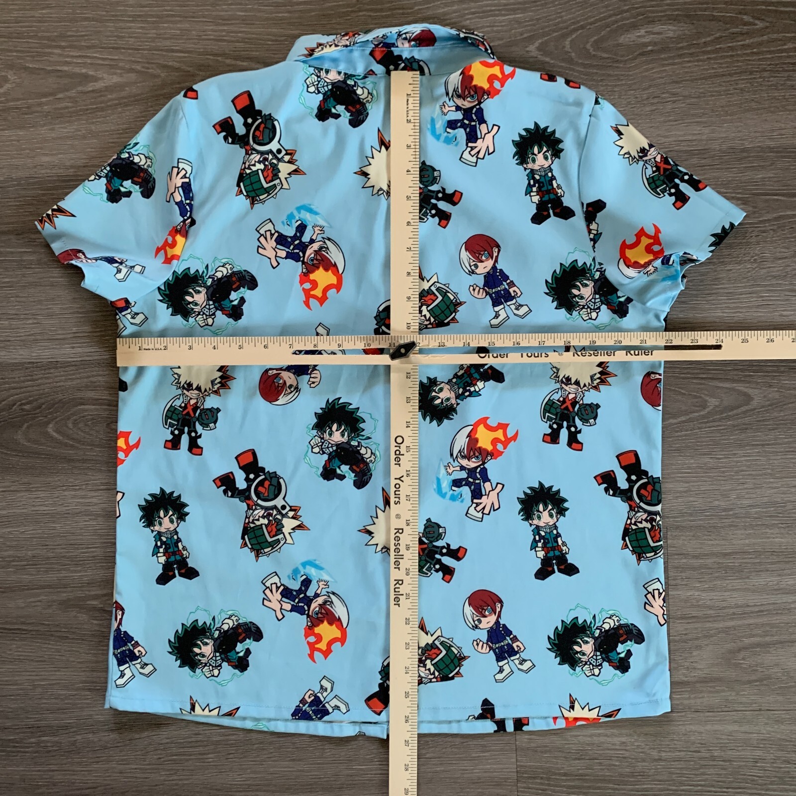 Hot Topic My Hero Academia Chibi Heroes Button Up Shi… Gem