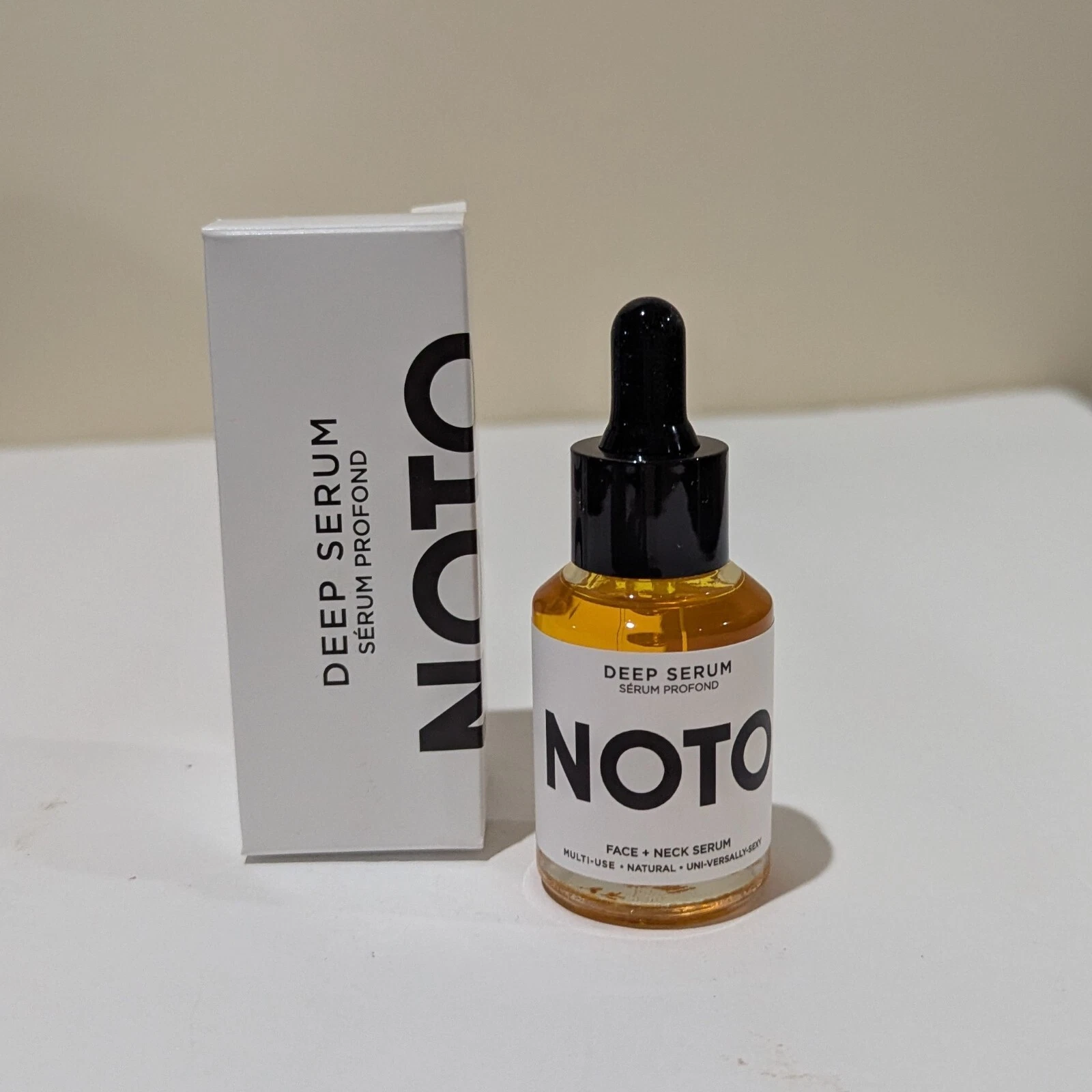 NEW NOTO Deep Serum Face & Neck Serum 1 oz