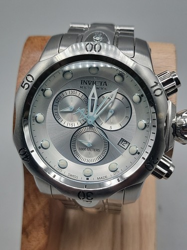 Invicta Reserve Venom Mens Quartz Watch 54mm Chronograph 9" Band Model 11783 - Picture 5 of 14