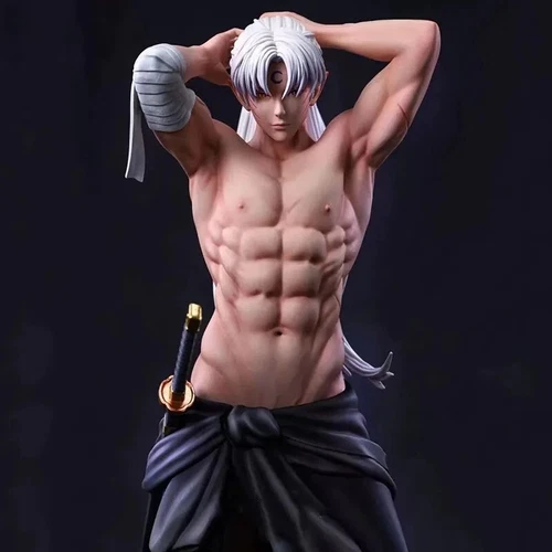 Sexy Sesshomaru Figure InuYasha Anime Figure PVC Figure NO Box 18 only