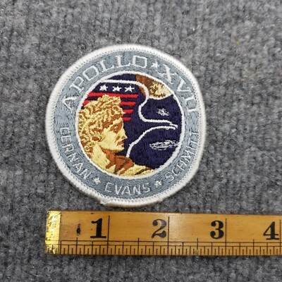 Vintage NASA Astronaut Space Mission Moon Lunar APOLLO XVII Patch ...