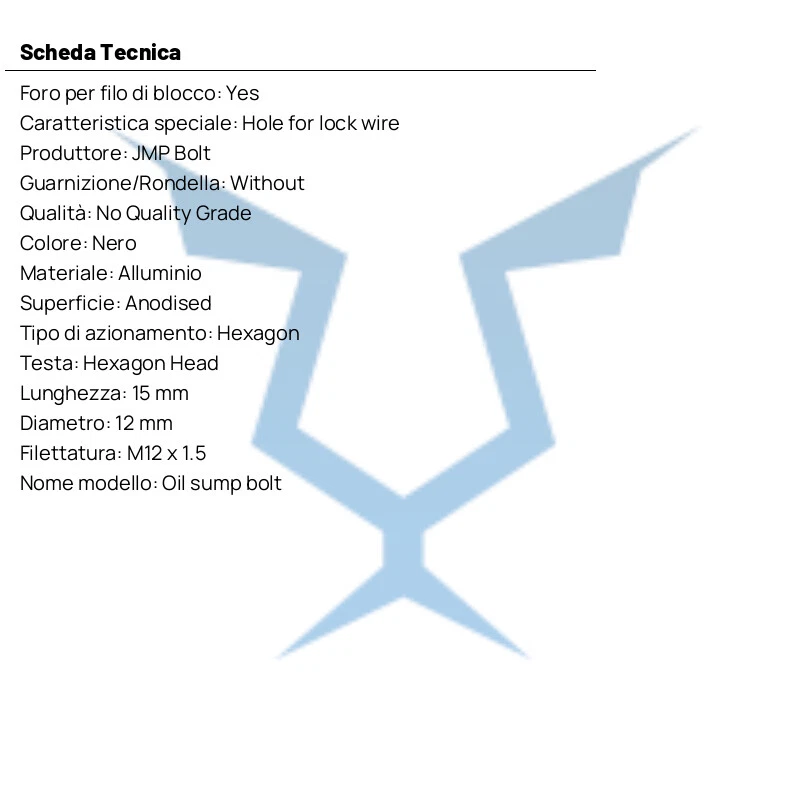 TAPPO SCARICO OLIO MAGNETICO JMP PER INDIAN 1800 SPRINGFIELD 2016-2020 - Imagem 4 de 4