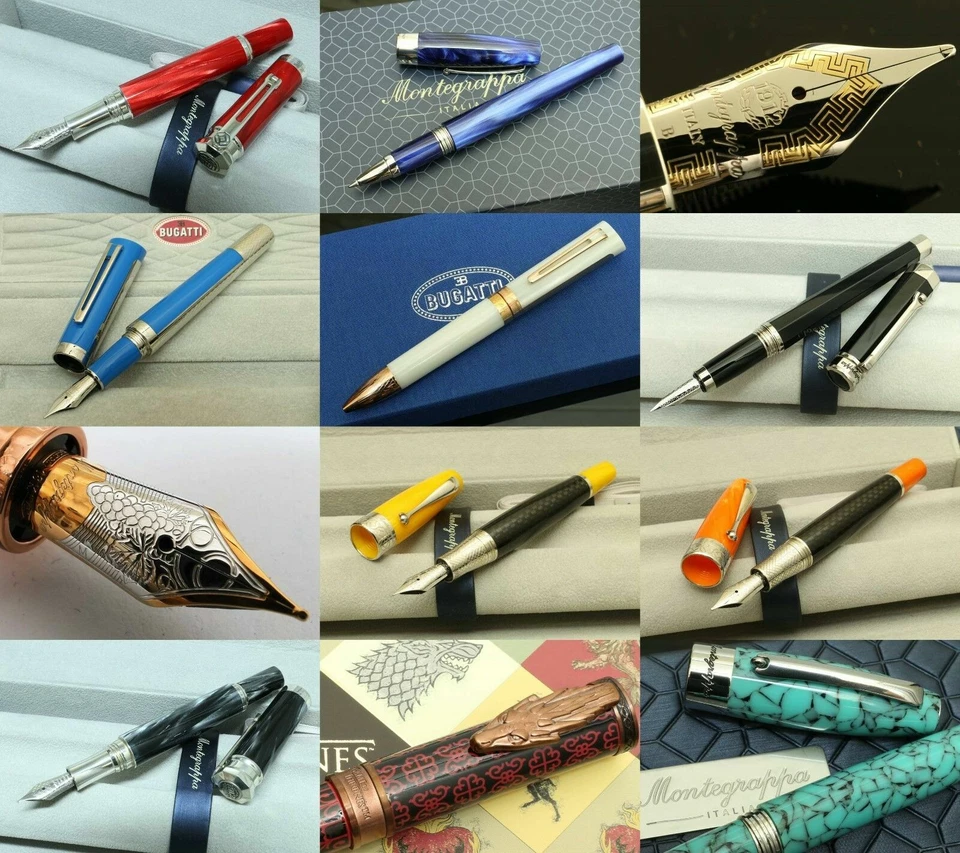 Montegrappa "NEROUNO LINEA" Füller NIB 18 Karat Gold M Schwarz eVp 535€ - Bild 4 von 4