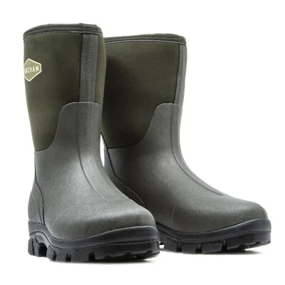 Fencham Armot Neoprene Short Waterproof Boots Wellingtons Walking Wellies UK
