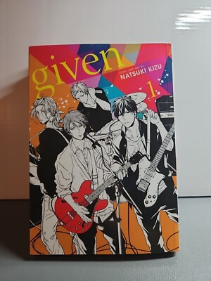 Given Books, Volumes 1, 2,  3 & 4 Story and Art by Natsuki Kizu