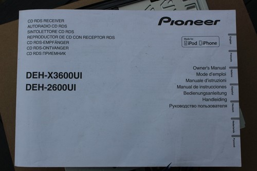 Pioneer DEH-X3600UI Car Radio and CD RDS Receiver - Picture 6 of 12