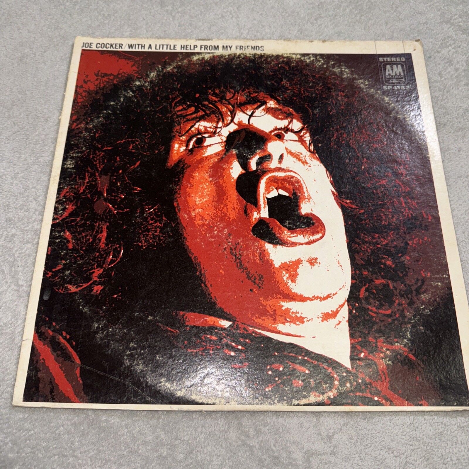 Joe Cocker WITH A LITTLE HELP FROM MY FRIENDS Vinyl LP (A&M SP-4182) 1970