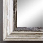 CORNICE IN LEGNO PER QUADRI SU TELA/FOTO BIANCO SHABBY VARIE DIMENSIONI E COLORI