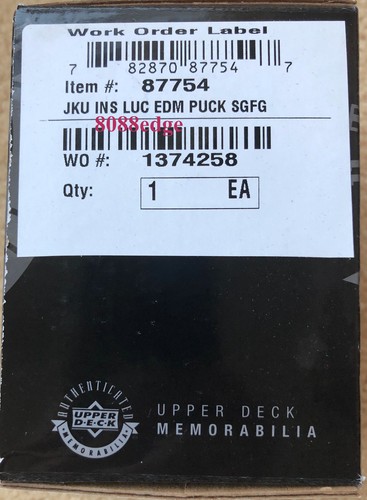 UDA "JARI KURRI" AUTO EDMONTON OILERS ACRYLIC PUCK - INSCRIPTION AUTOGRAPH COA - Picture 5 of 5