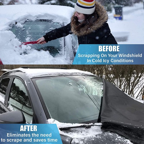 For VOLVO Car Window Shade Windscreen Frost Shield Snow Cover Ice Dust Guard - Picture 3 of 10