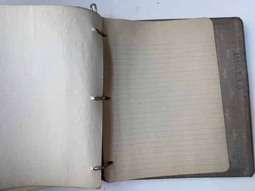 AS-IS VINTAGE University Of TEXAS Antique SCHOOL BINDER Hardback *LONGHORN UT - Picture 11 of 19